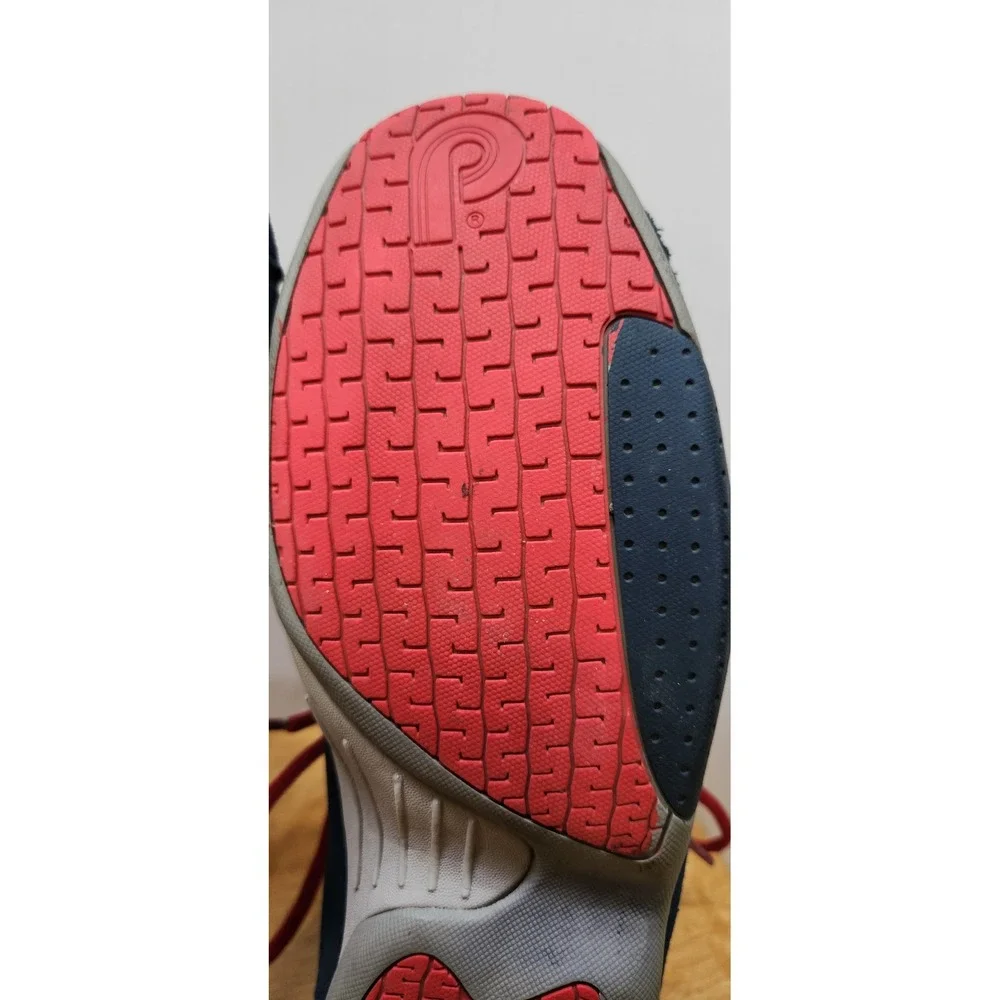 Piloti Prototipo Navy Blue Suede Red Driving Shoes Mens Sneakers Low Top